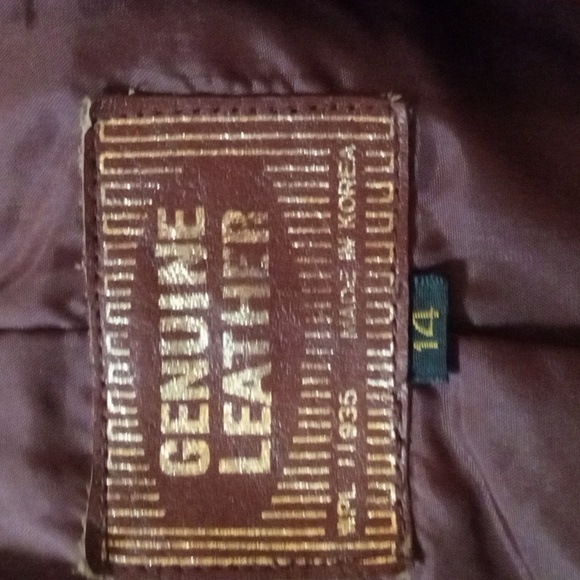 Genuine Brown leather blazer - Picture 6 of 12